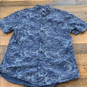 Old Navy Octopus Slim Fit Shirt Small